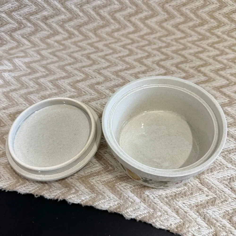 Quince by Wedgewood Individual Casserole Dish With Lid Stoneware
